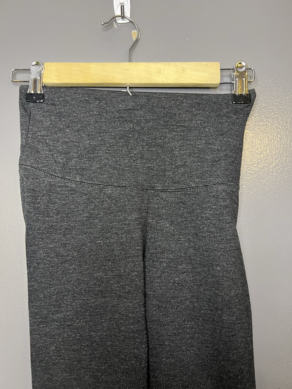 White House Black Market Runway Leggings Womens 00 Tall Gray Ponte Ankle Pants